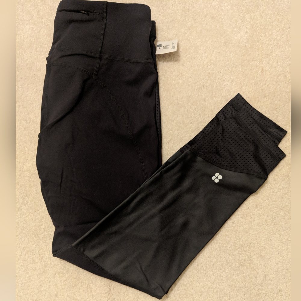 NWT Sweaty Betty Power Zone 7/8 leggings mesh detail